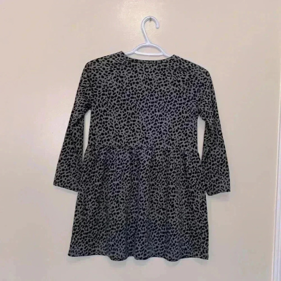 ( five for $25 ) Old  Navy animal print, longsleeved winter dress - Picture 3 of 6